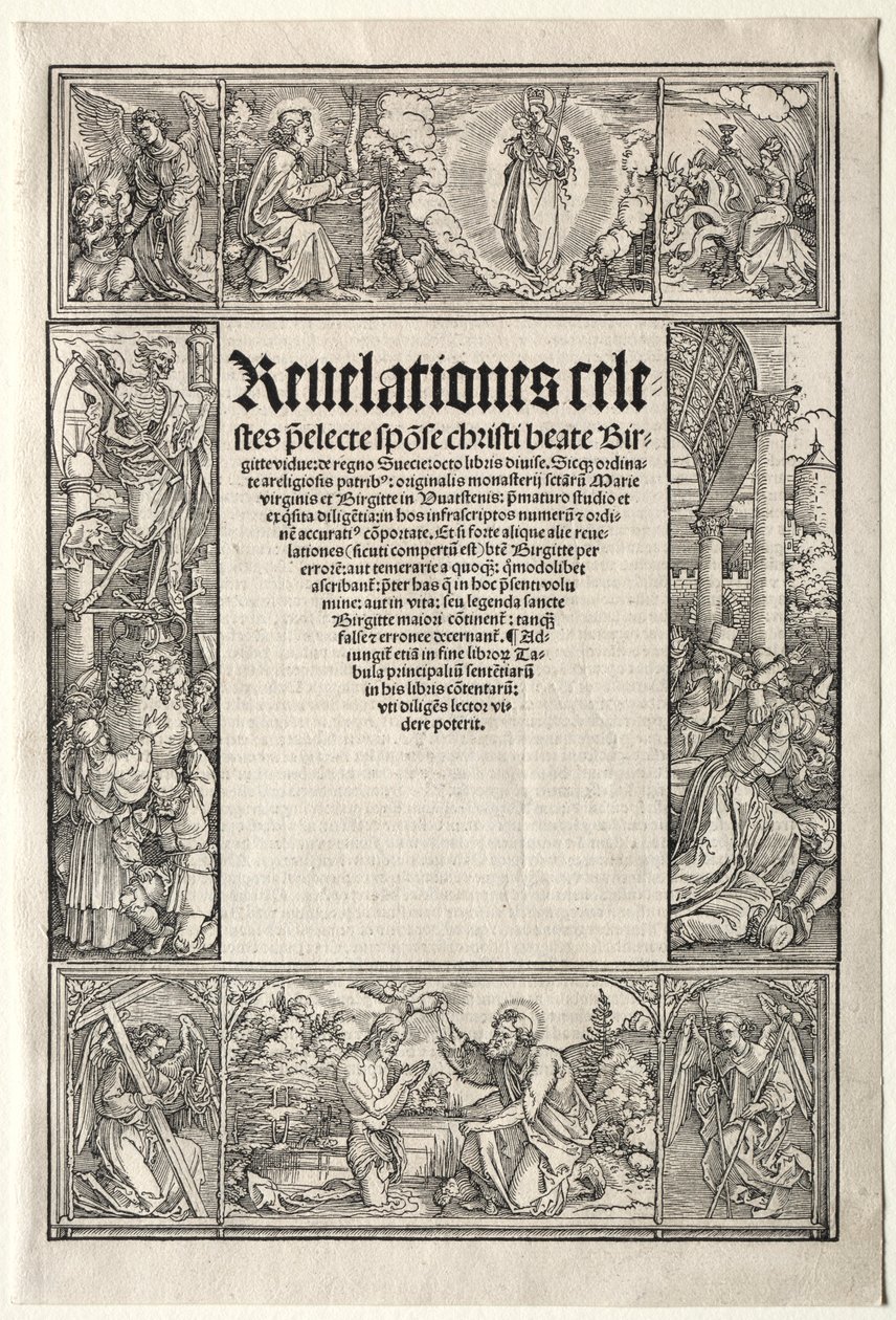 Határ – Krisztus keresztségével. alkotó: Albrecht Dürer