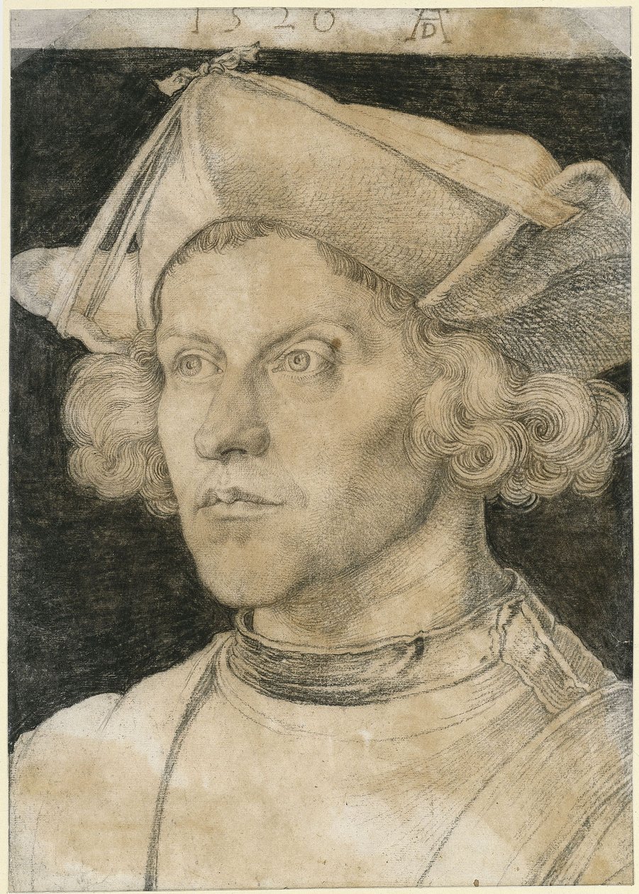 Egy fiatal férfi mellkép alkotó: Albrecht Dürer