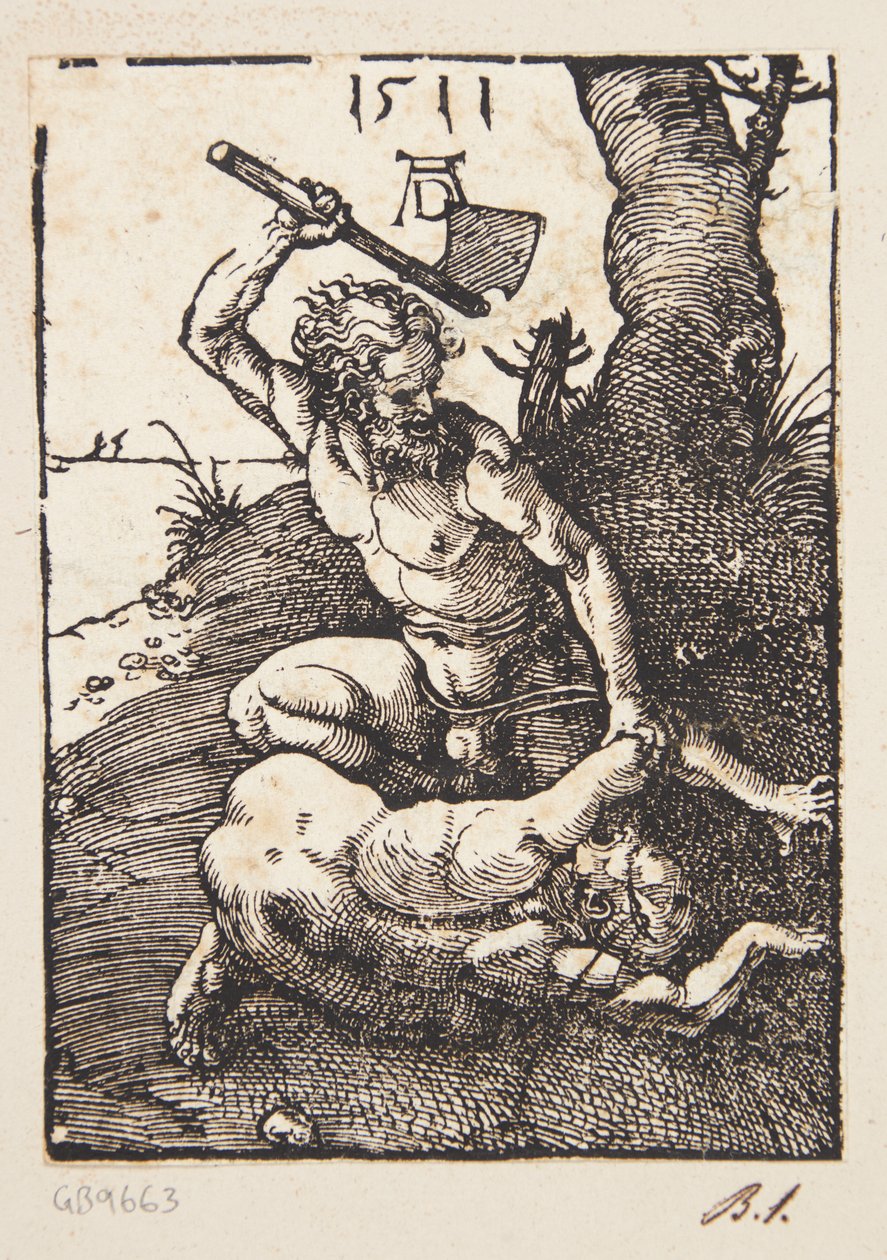 Káin megöli Ábelt alkotó: Albrecht Dürer
