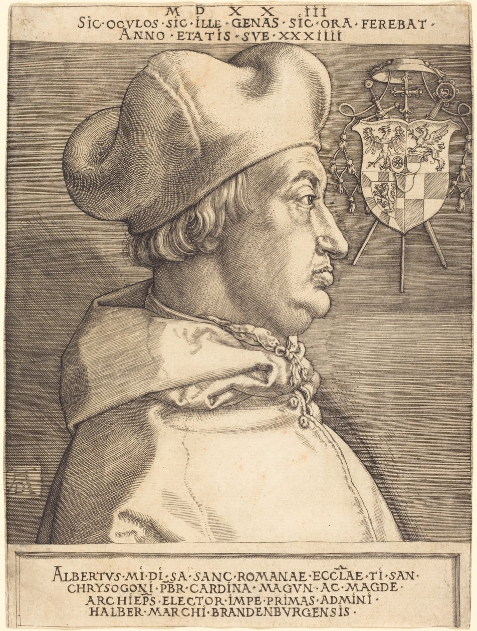 Albrecht brandenburgi bíboros („a Nagy Bíboros”) alkotó: Albrecht Dürer