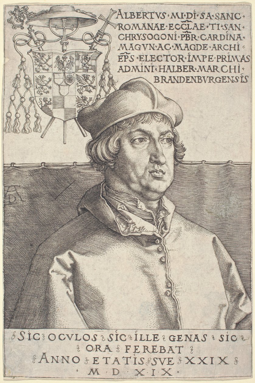 Brandenburgi Albrecht bíboros ("kis bíboros") alkotó: Albrecht Dürer