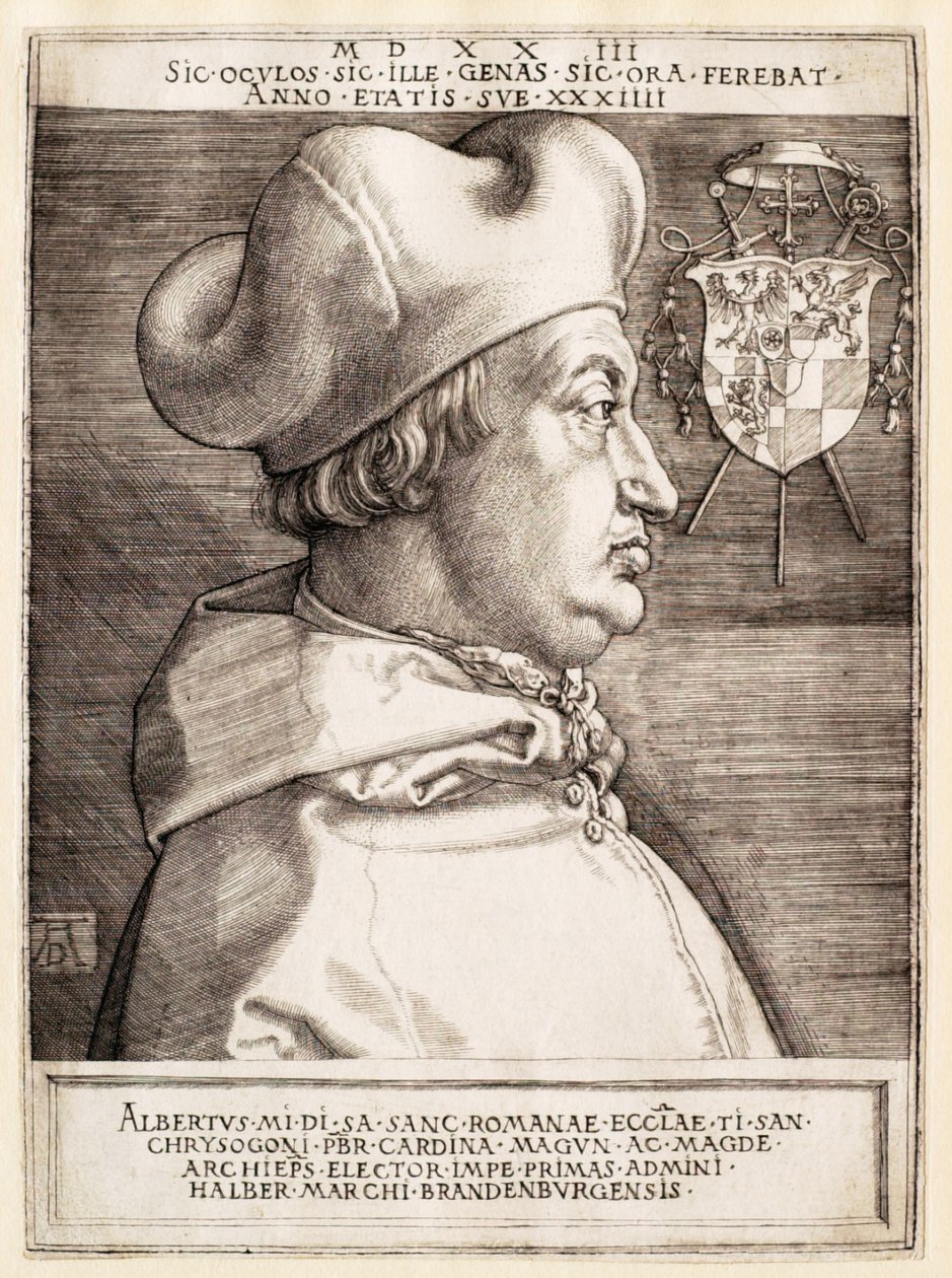 Brandenburgi Albrecht bíboros (A nagy bíboros) alkotó: Albrecht Dürer