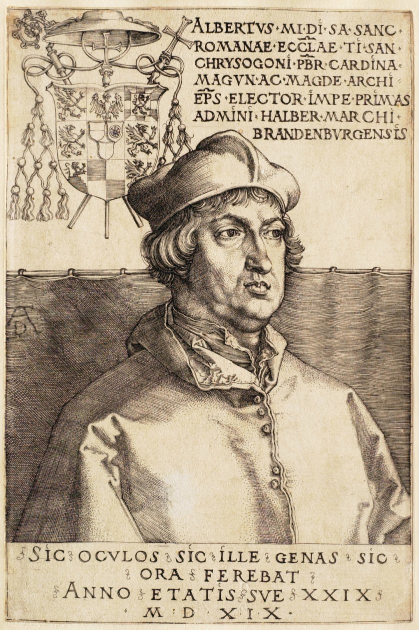 Brandenburgi Albrecht bíboros (A kis bíboros) alkotó: Albrecht Dürer