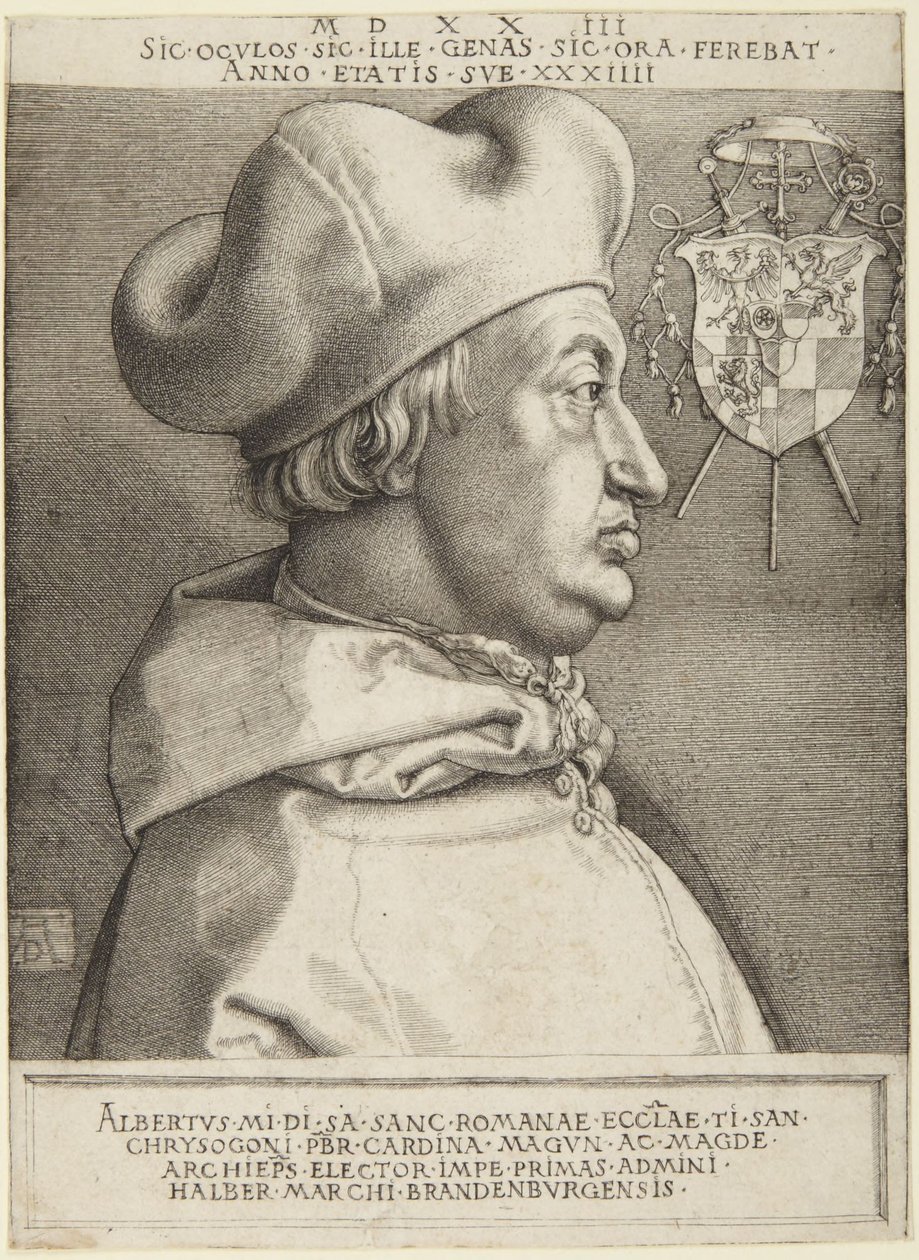 Albrecht brandenburgi bíboros alkotó: Albrecht Dürer