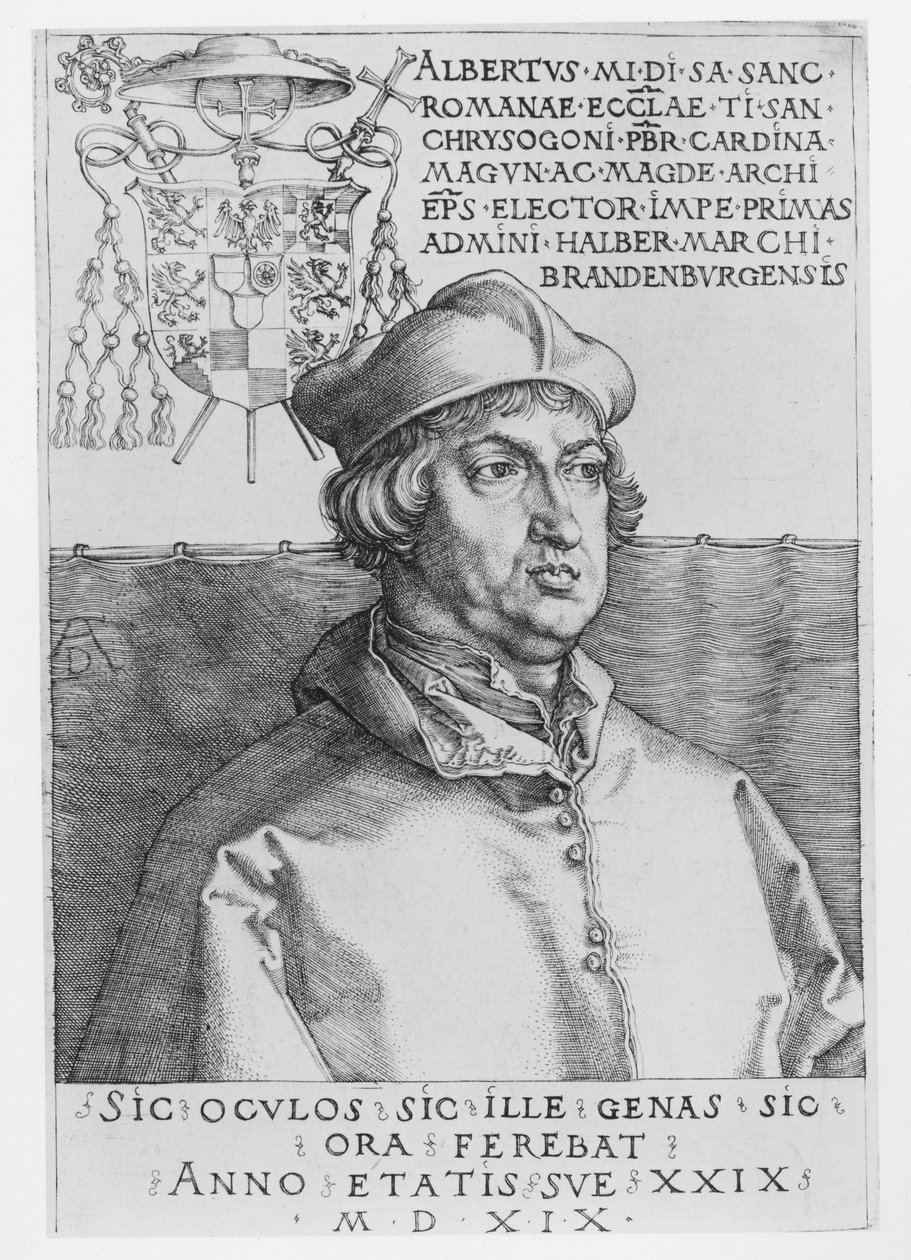 Albrecht brandenburgi bíboros alkotó: Albrecht Dürer