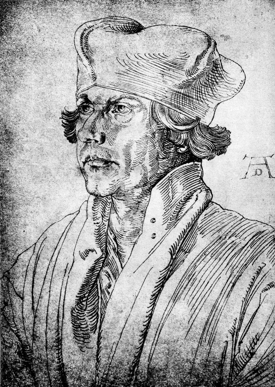 Lang von Wellenburg bíboros, 1522, 1936 alkotó: Albrecht Dürer