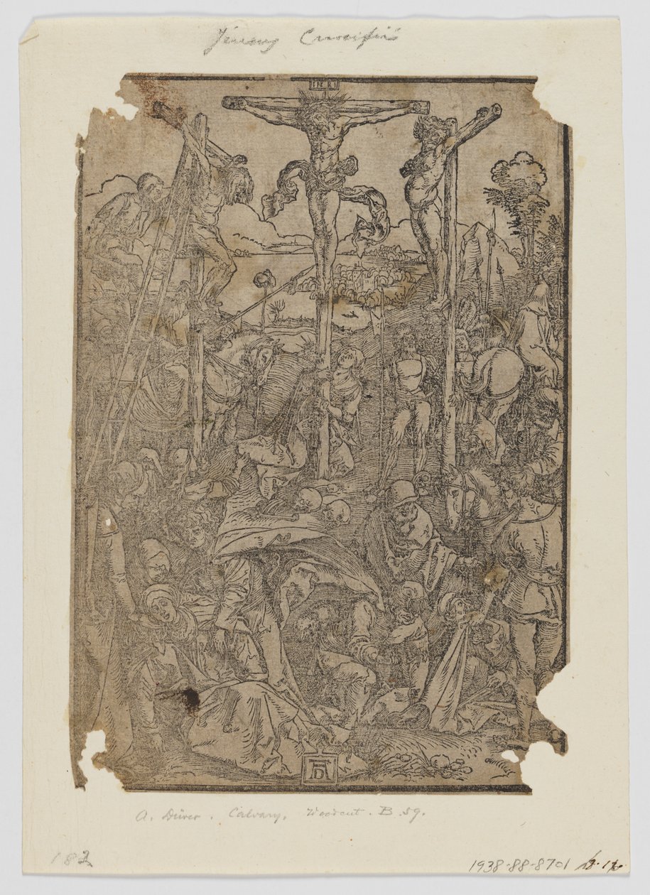 Lovasság a három kereszttel alkotó: Albrecht Dürer