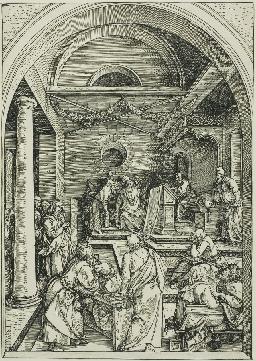 Krisztus az orvosok között, A Szűz életéből alkotó: Albrecht Dürer