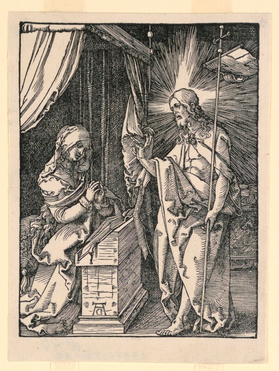 Krisztus megjelenése az anyjának alkotó: Albrecht Dürer