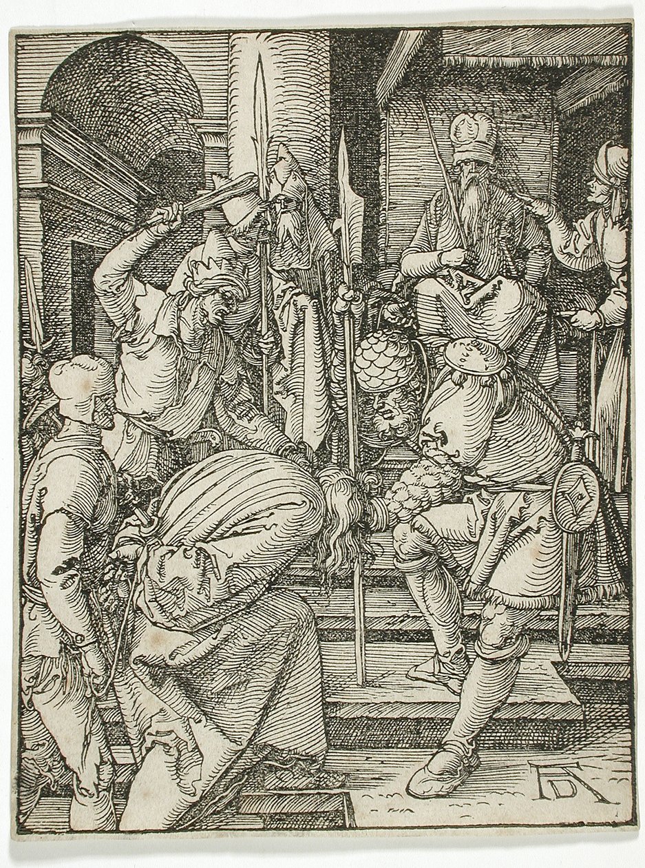 Krisztus Annás előtt alkotó: Albrecht Dürer