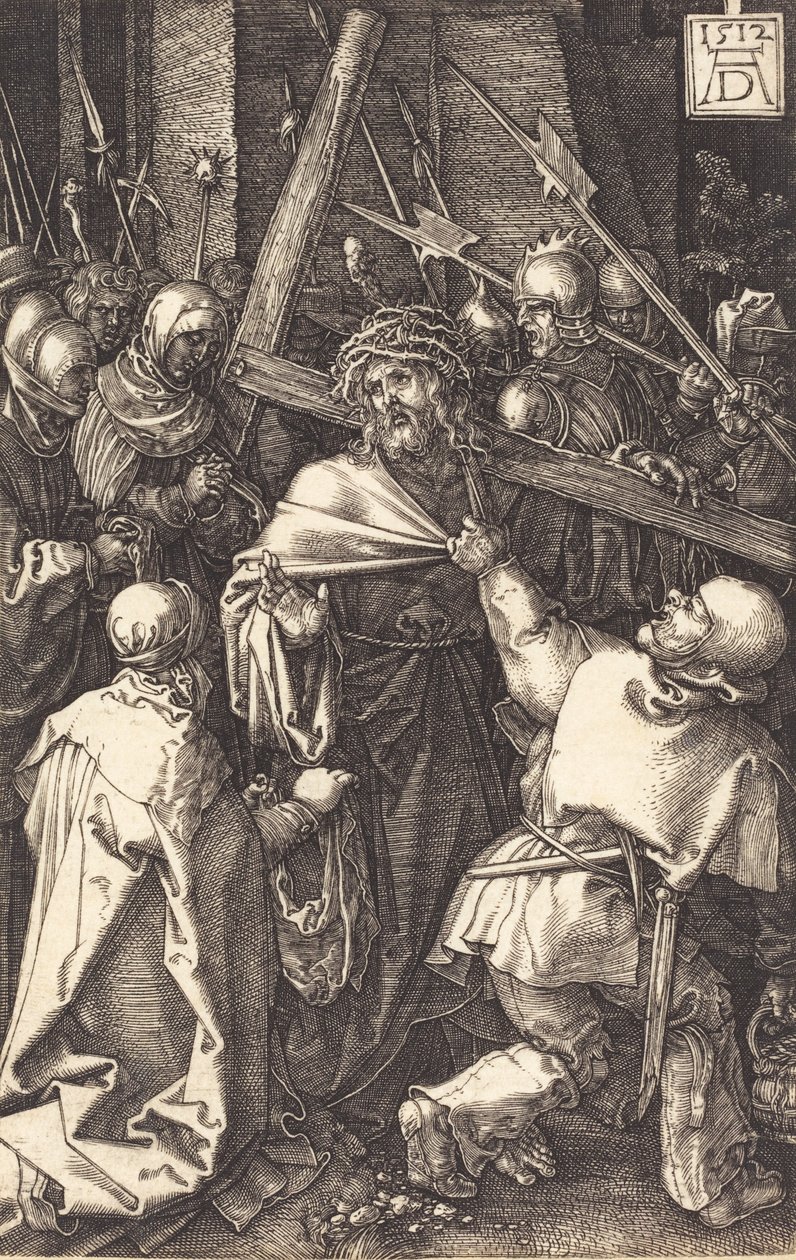 A keresztet hordozó Krisztus, 1512. alkotó: Albrecht Dürer