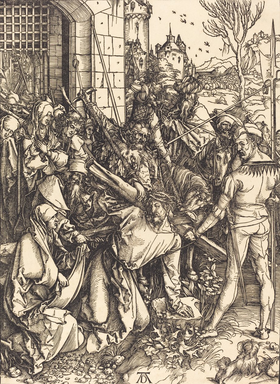 A keresztet hordozó Krisztus c. 14981499. alkotó: Albrecht Dürer