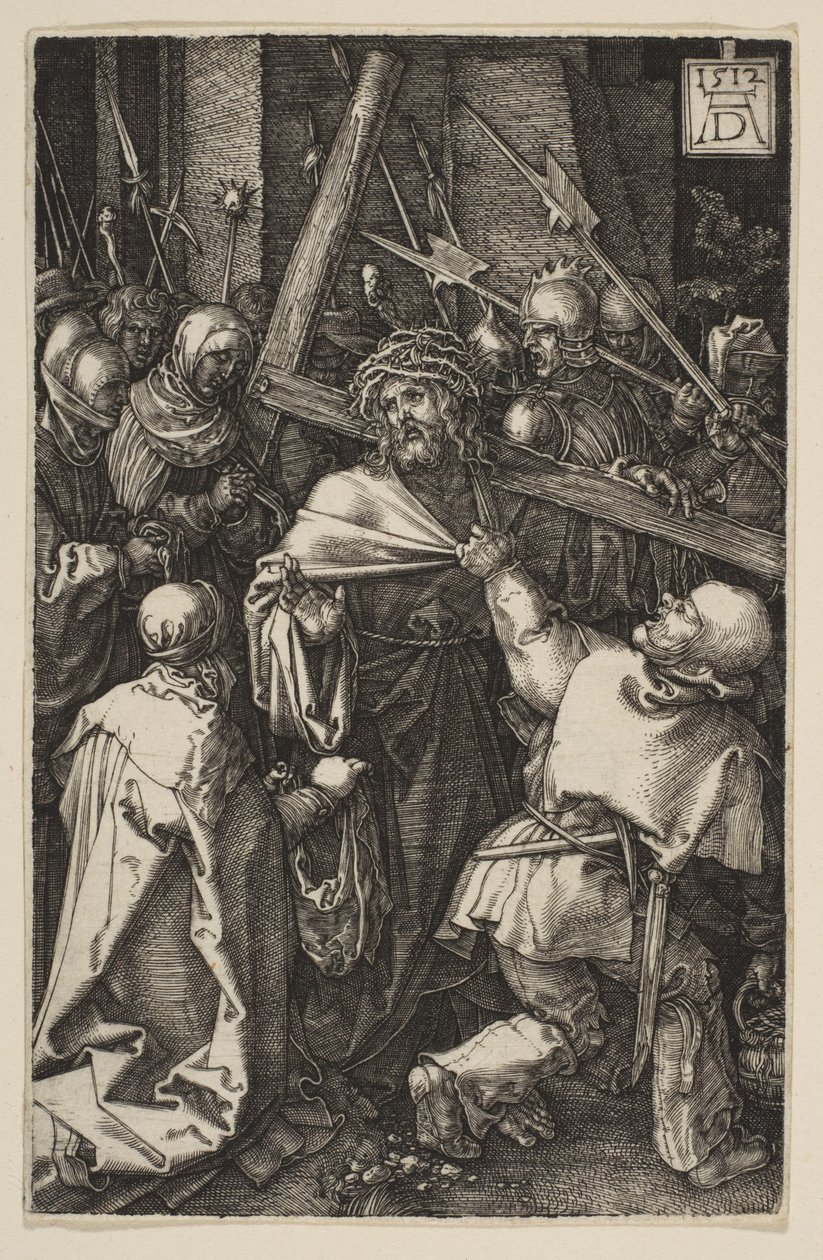 Krisztus viszi a keresztet, a „Passió”-ból alkotó: Albrecht Dürer
