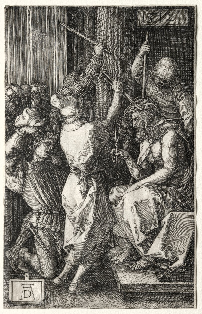 A tövisekkel megkoronázott Krisztus, 1512. alkotó: Albrecht Dürer