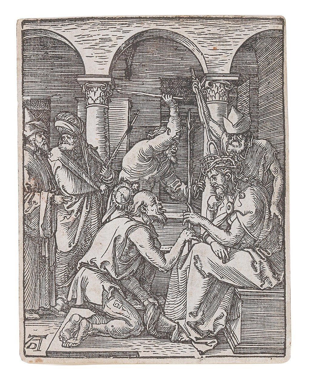 A tövisekkel megkoronázott Krisztus, A kis szenvedély című sorozatból, kb. 1509-1511. alkotó: Albrecht Dürer