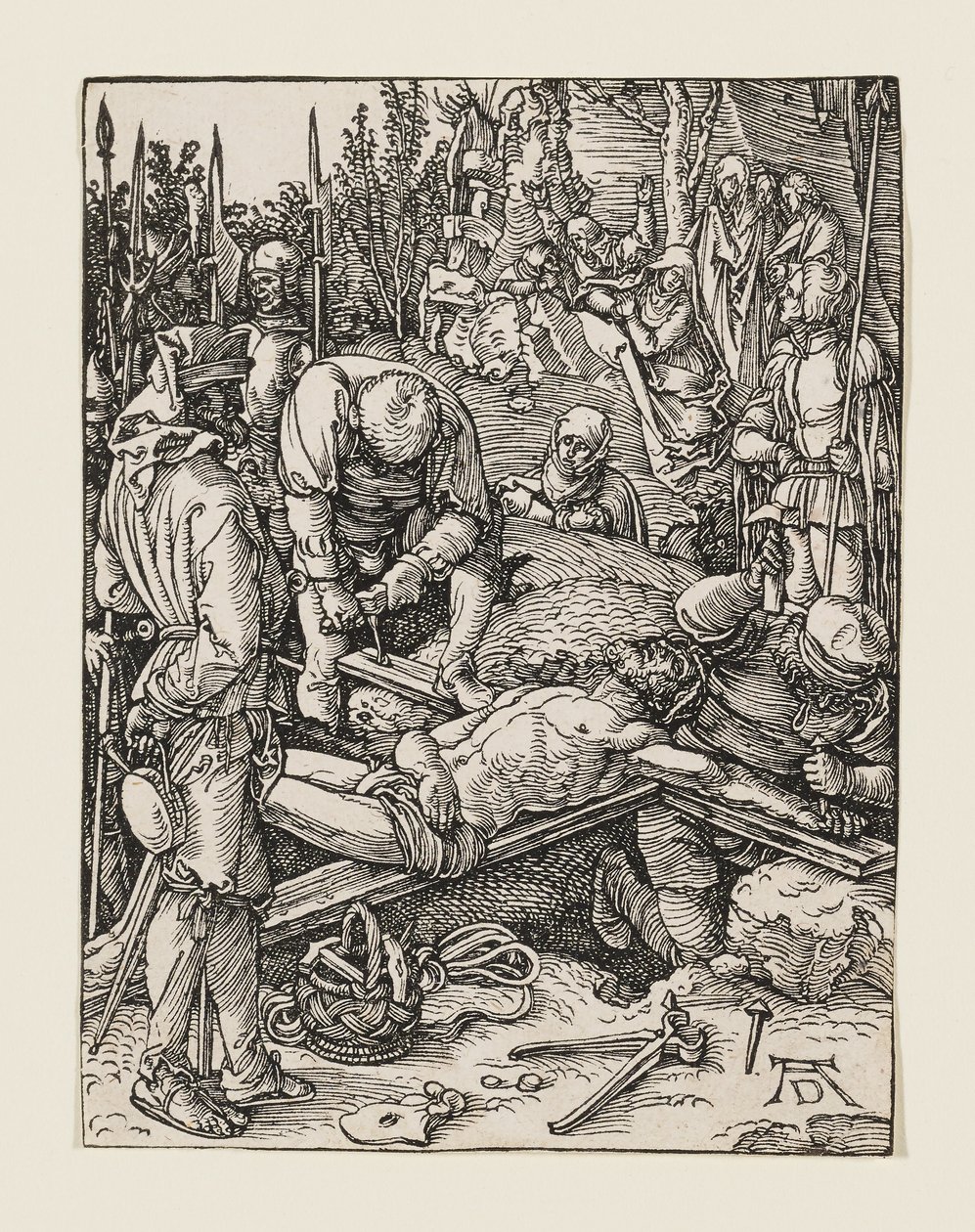 A keresztre feszített Krisztus alkotó: Albrecht Dürer