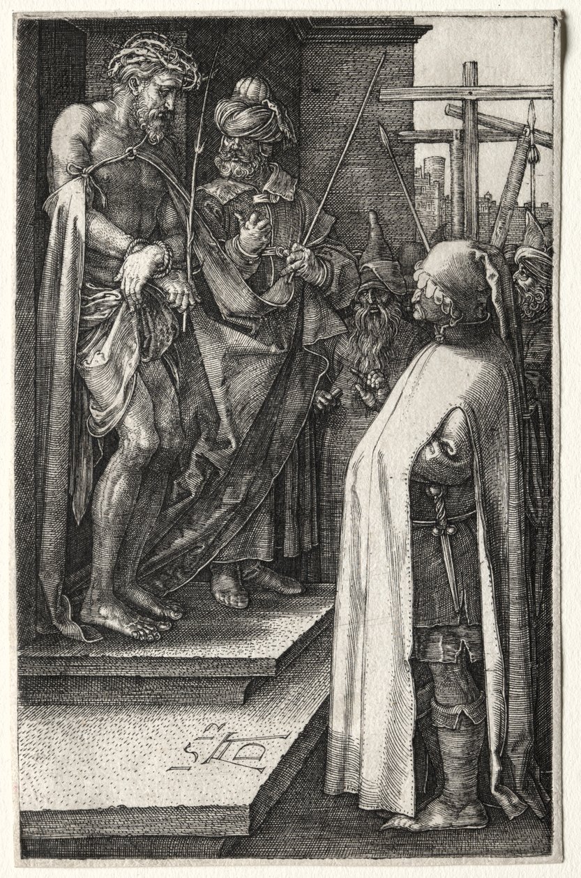 Krisztus megmutatva a népnek alkotó: Albrecht Dürer