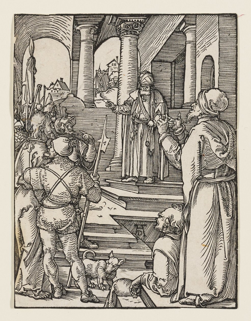 Krisztus Pilátus előtt alkotó: Albrecht Dürer