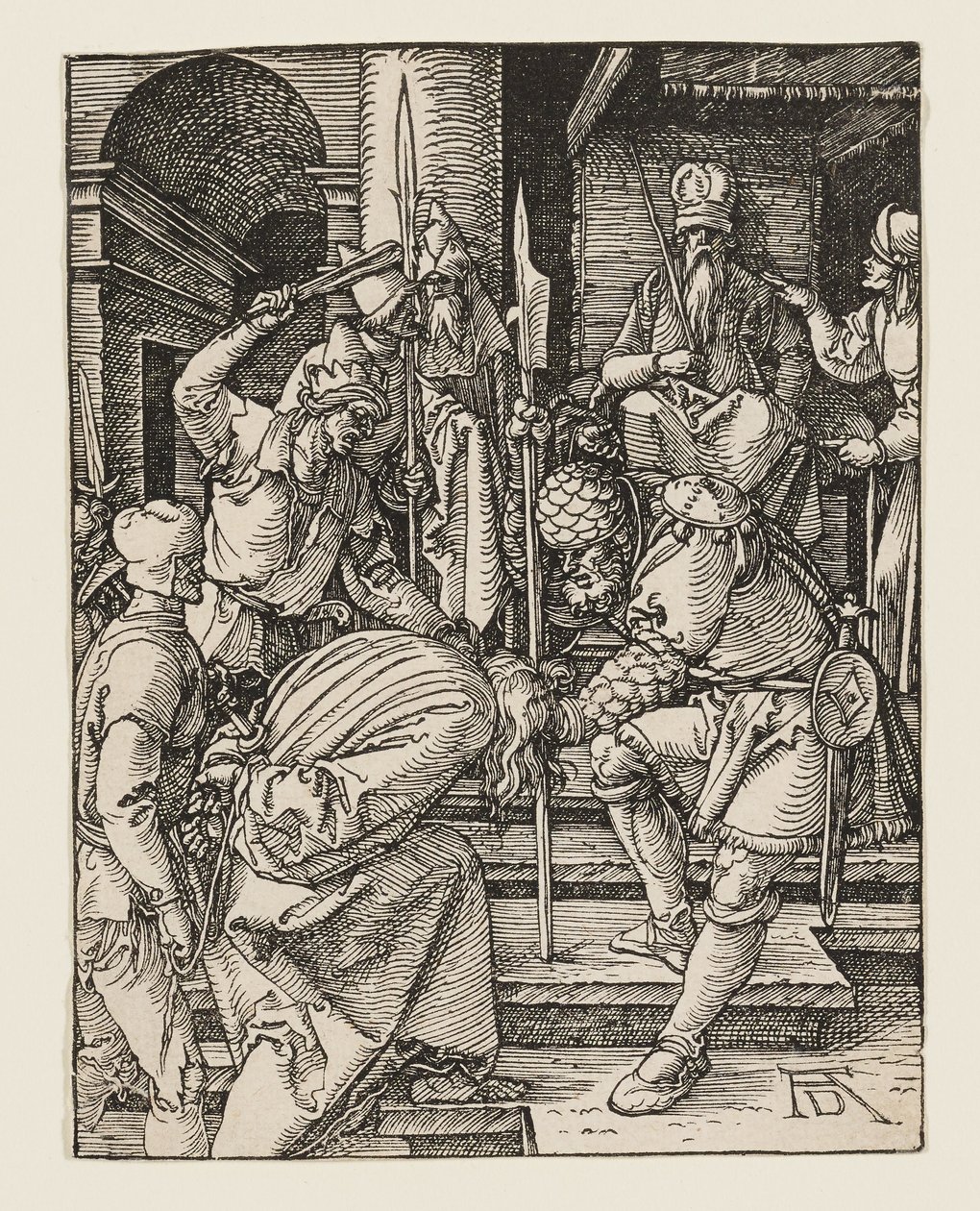 Krisztust a főpap elé viszik alkotó: Albrecht Dürer