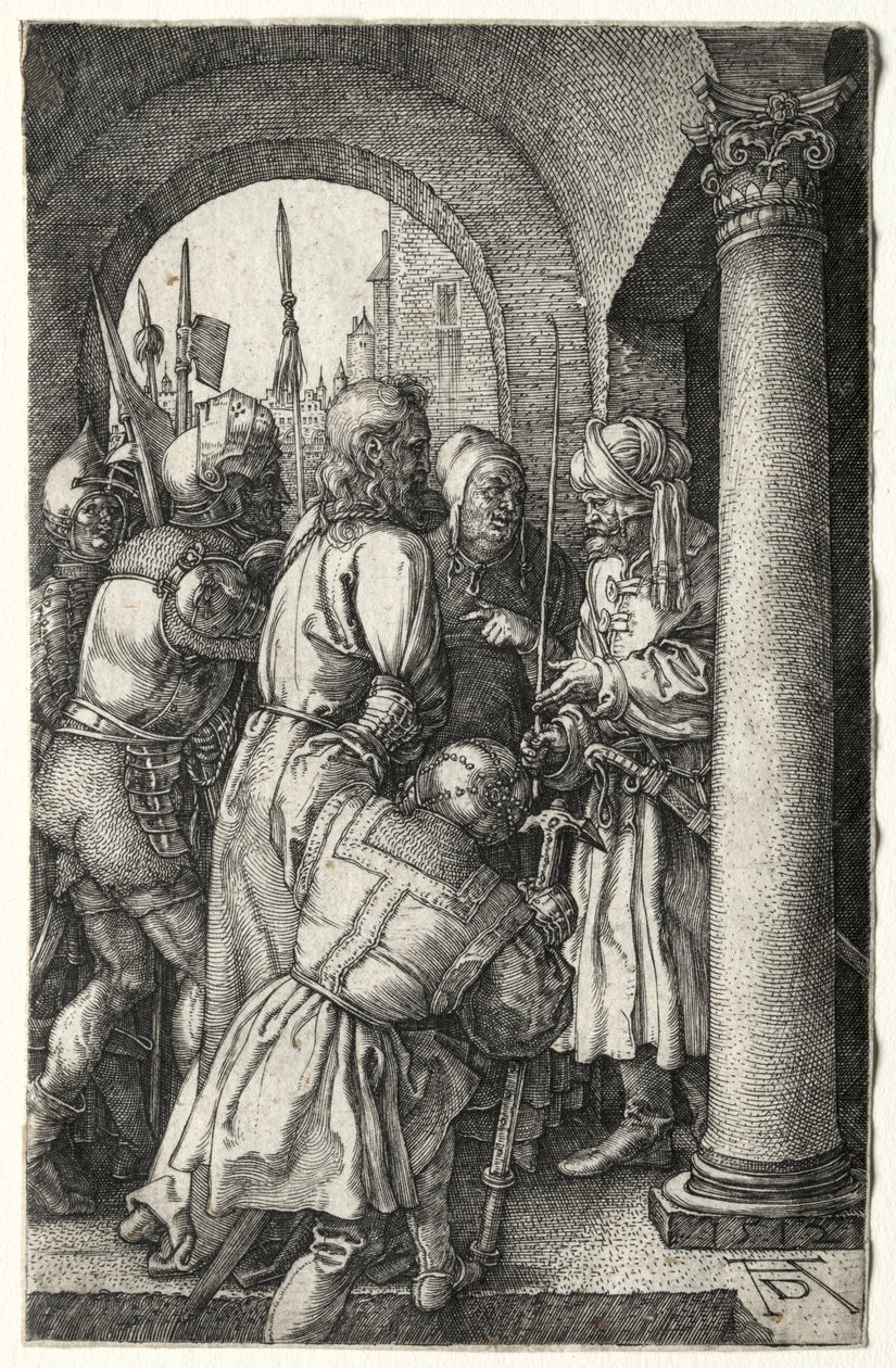 Krisztust Pilátus elé vitték alkotó: Albrecht Dürer