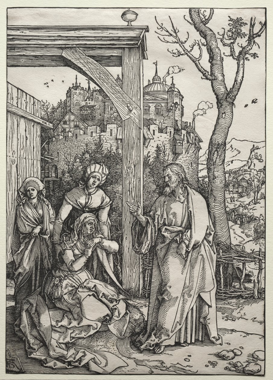 Krisztus búcsút vesz édesanyjától alkotó: Albrecht Dürer