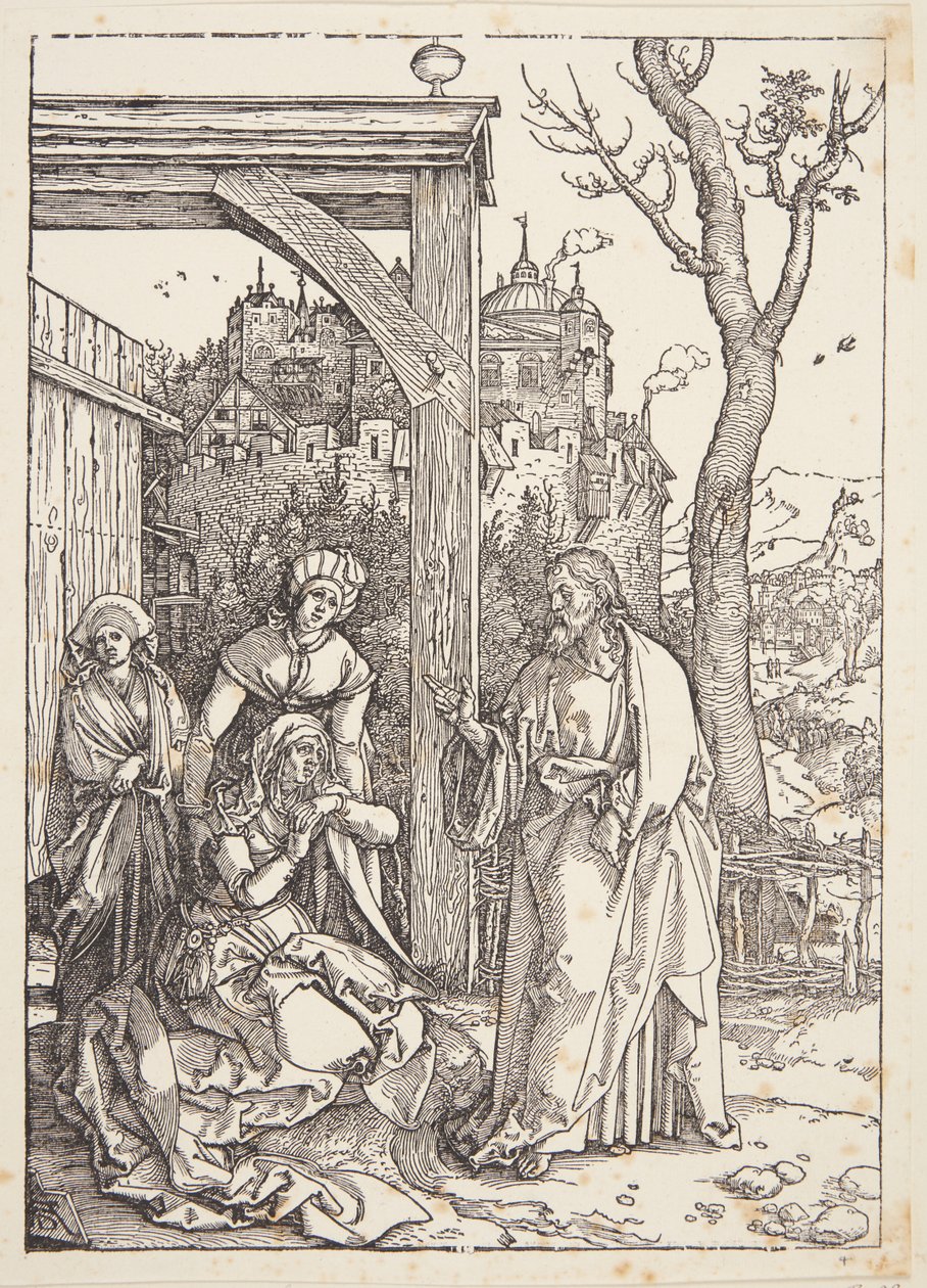 Krisztus búcsút vesz édesanyjától alkotó: Albrecht Dürer