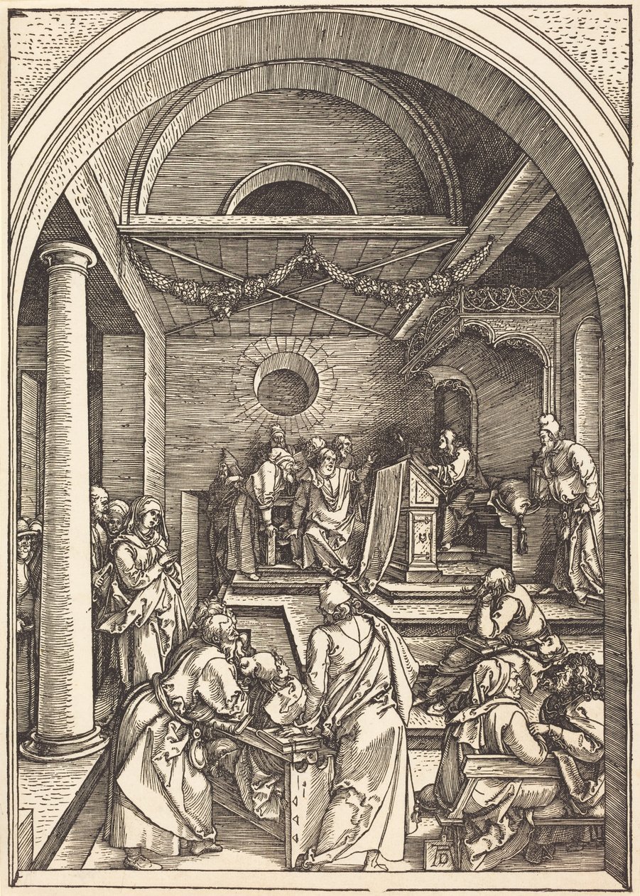 Krisztus az írástudók között alkotó: Albrecht Dürer