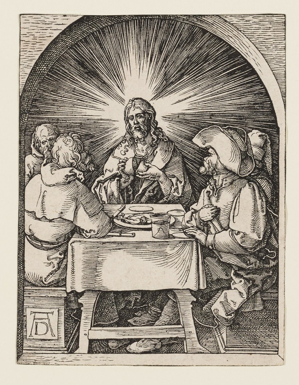 Krisztus Emmausban alkotó: Albrecht Dürer