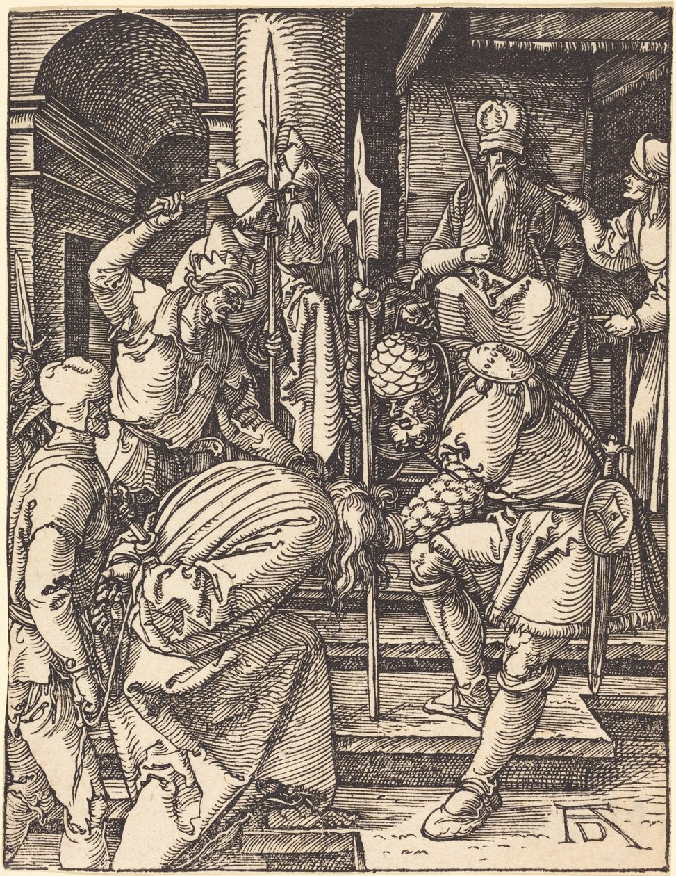 Krisztus Annás előtt alkotó: Albrecht Dürer