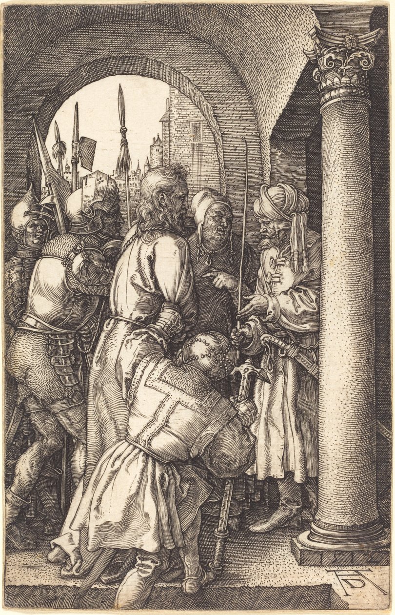 Krisztus Pilátus előtt alkotó: Albrecht Dürer