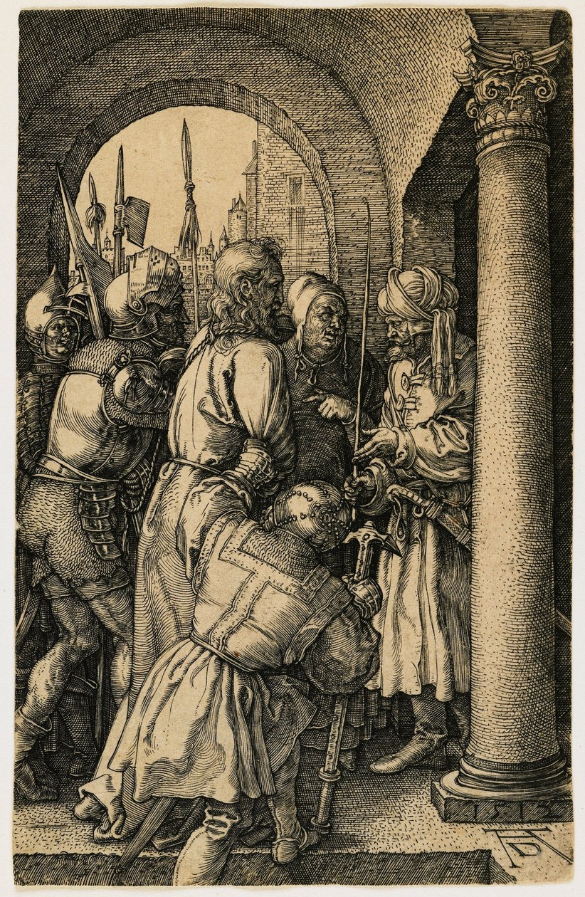Krisztus Pilátus előtt alkotó: Albrecht Dürer