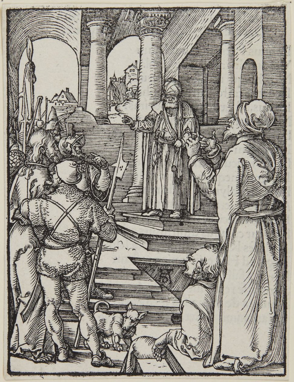 Krisztus Pilátus előtt alkotó: Albrecht Dürer