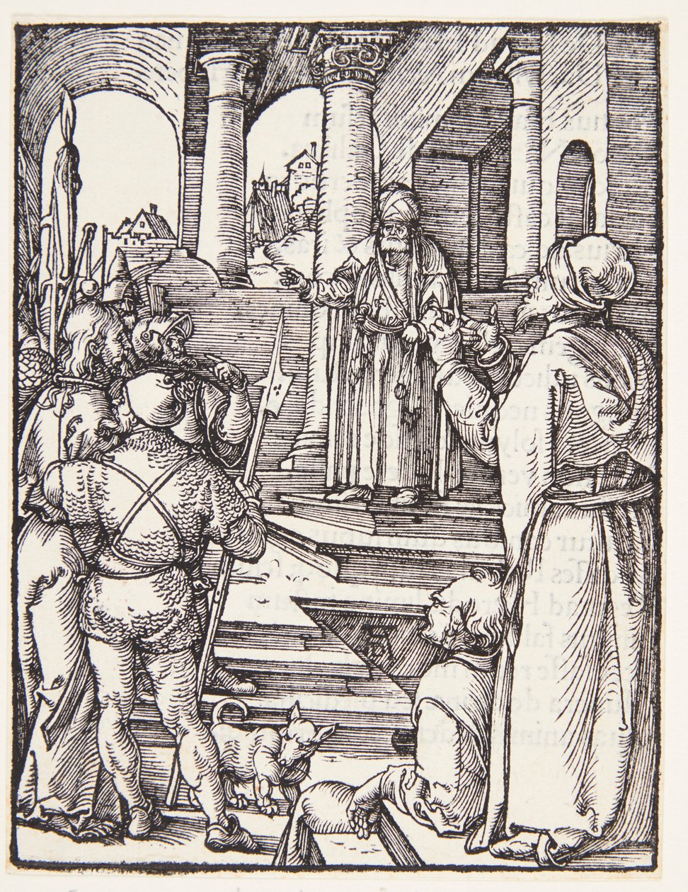 Krisztus Pilátus előtt alkotó: Albrecht Dürer