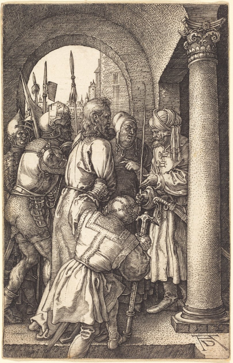 Krisztus Pilátus előtt alkotó: Albrecht Dürer