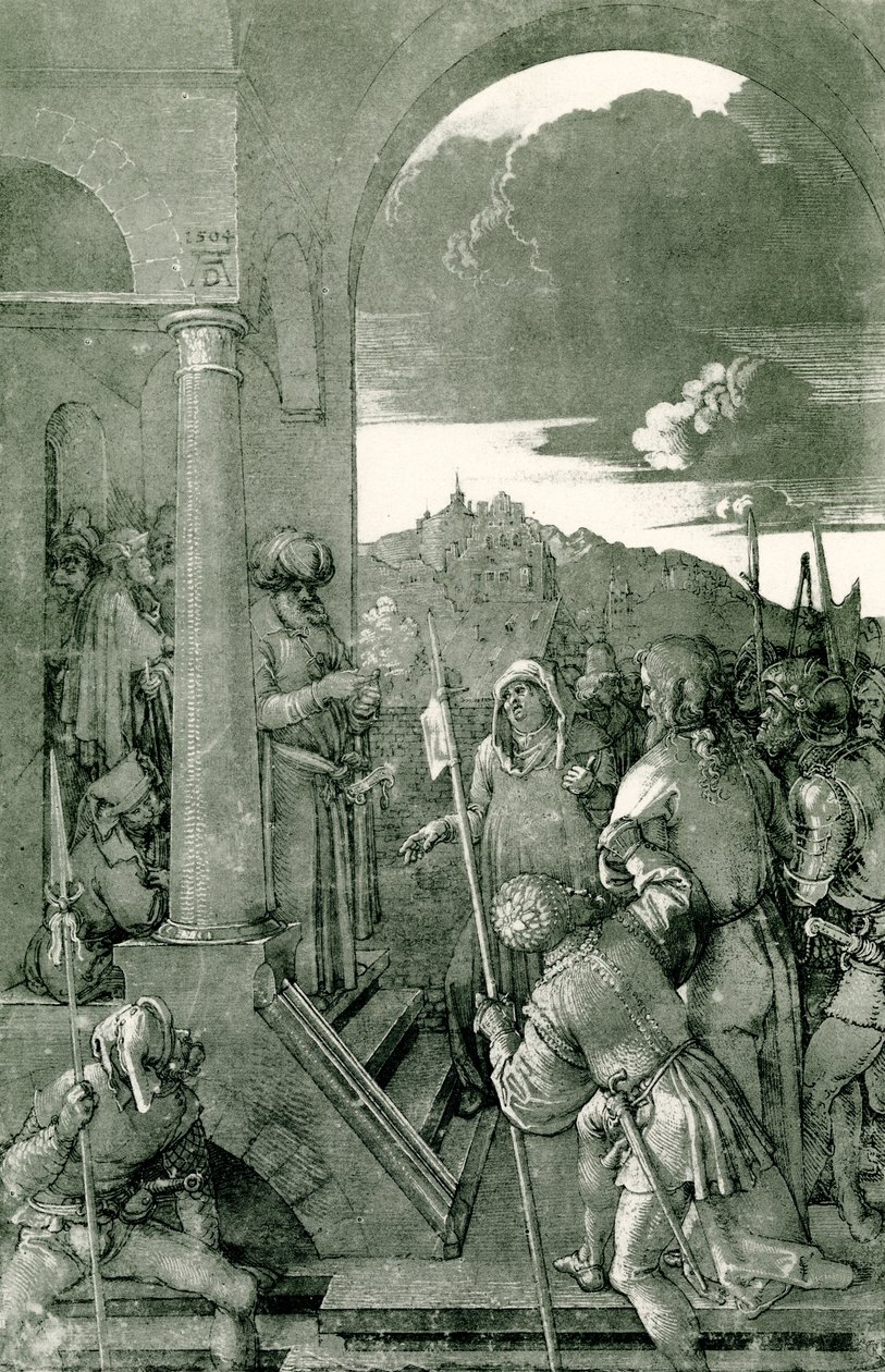 Krisztus Pilátus előtt alkotó: Albrecht Dürer