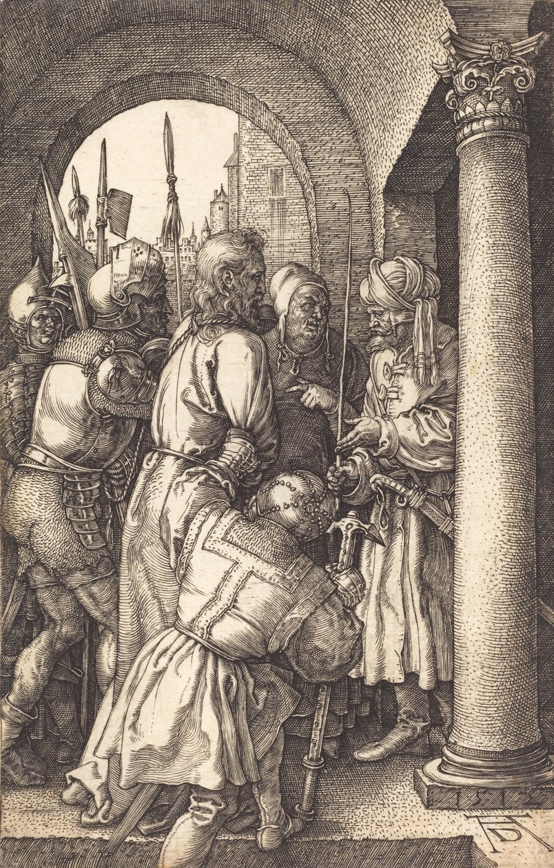 Krisztus Pilátus előtt, 1512. alkotó: Albrecht Dürer