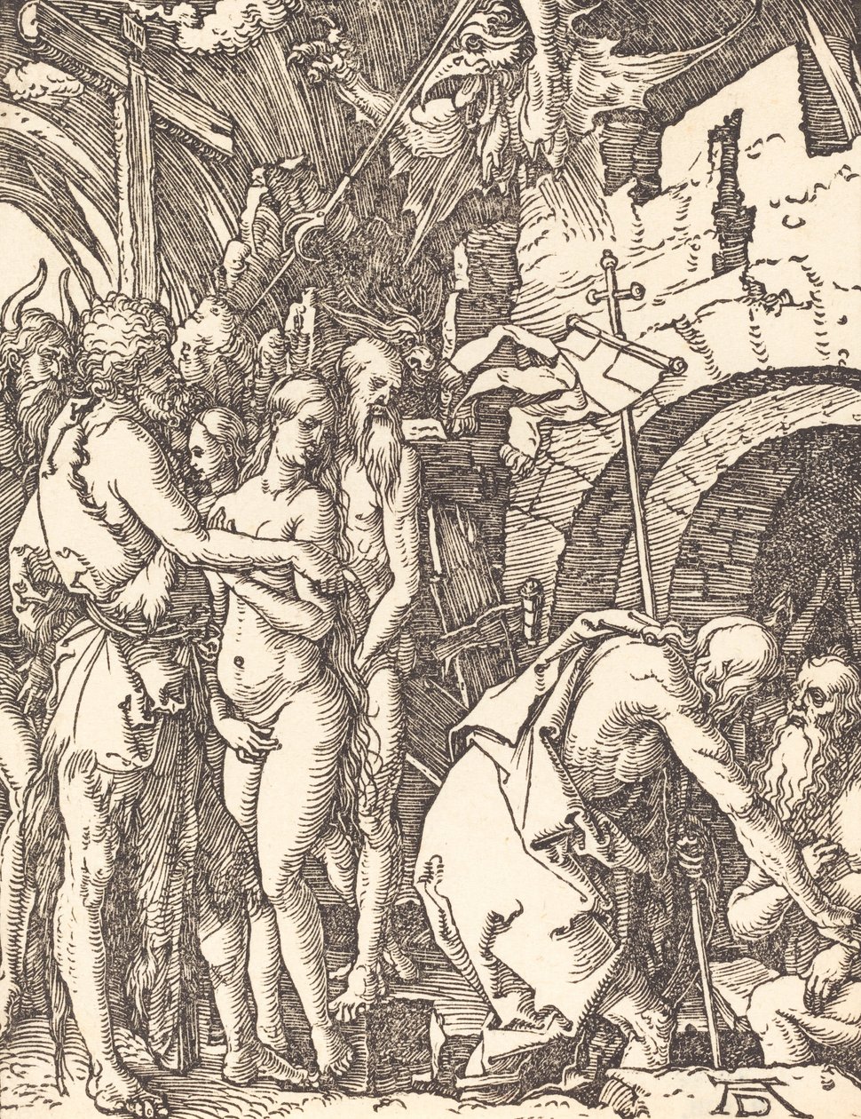 Krisztus Limbóban, valószínűleg c. 15091510. alkotó: Albrecht Dürer