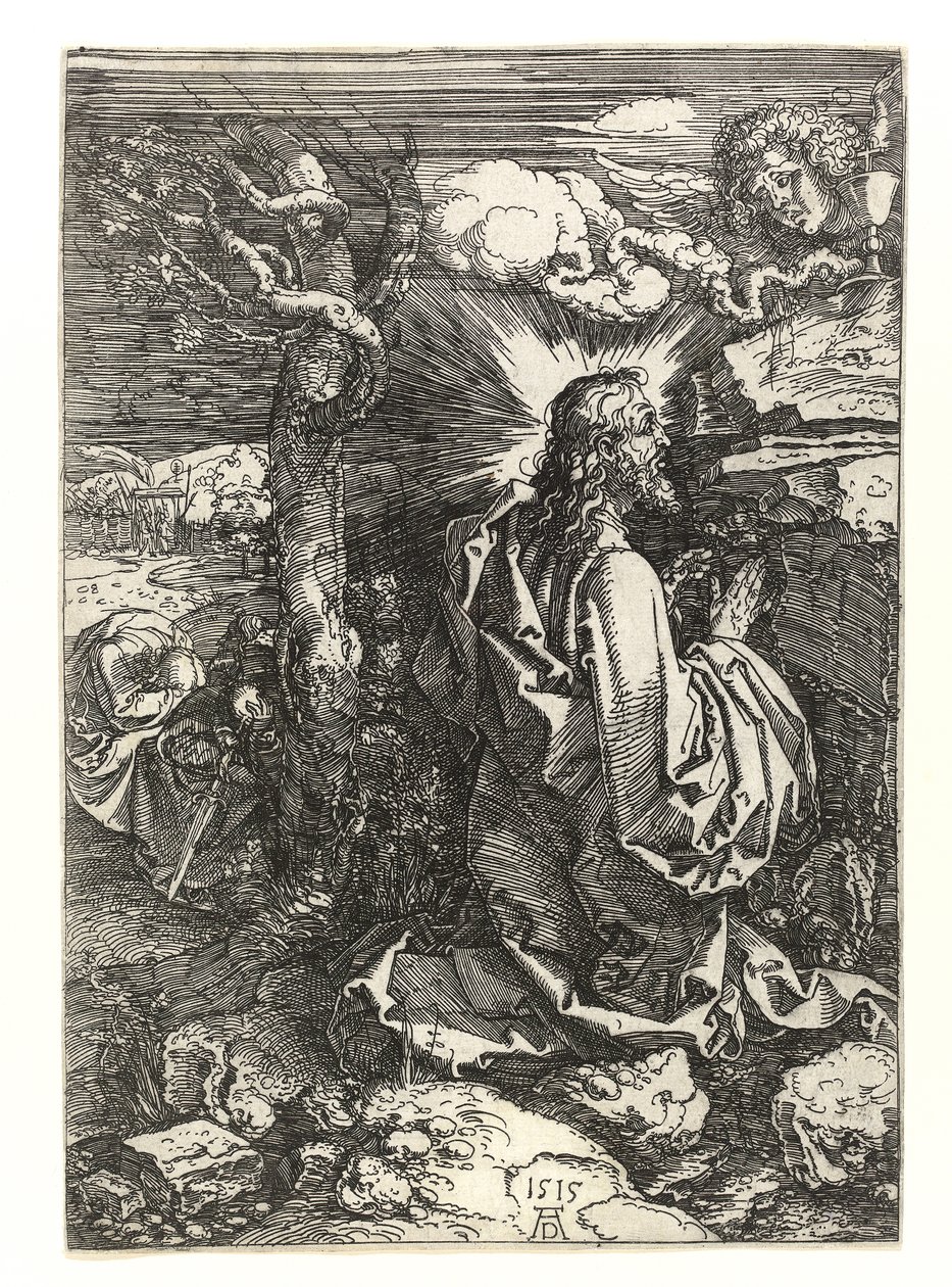Krisztus az olajfák kertjében, 1515 alkotó: Albrecht Dürer