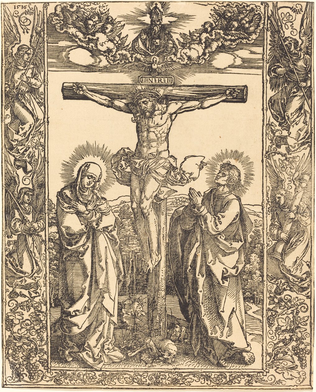 Krisztus a kereszten alkotó: Albrecht Dürer
