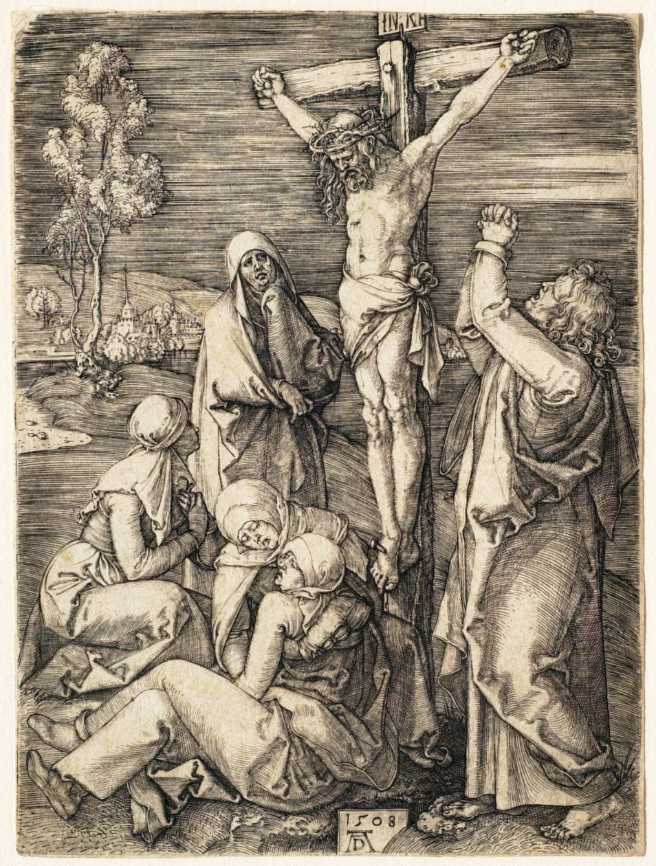 Krisztus a kereszten alkotó: Albrecht Dürer