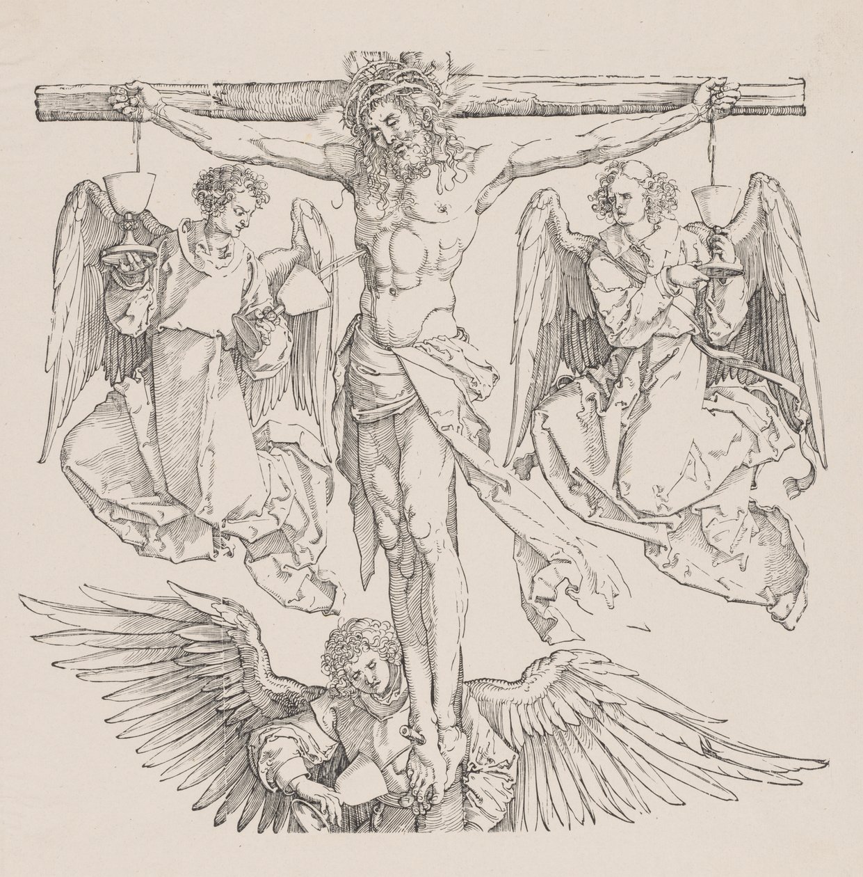 Krisztus a kereszten. alkotó: Albrecht Dürer