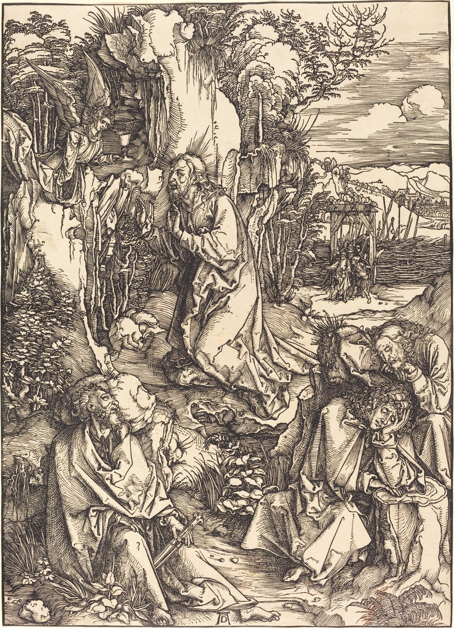 Krisztus az Olajfák hegyén alkotó: Albrecht Dürer