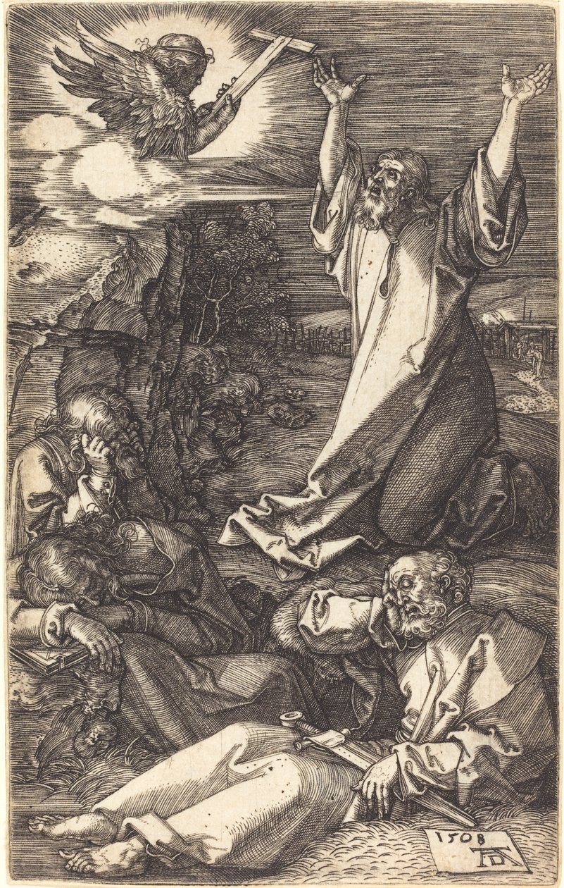 Krisztus az Olajfák hegyén alkotó: Albrecht Dürer