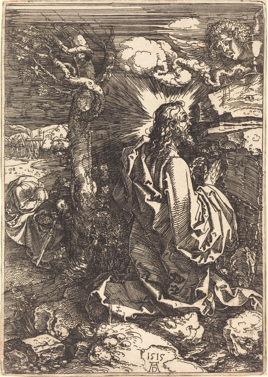 Krisztus az Olajfák hegyén alkotó: Albrecht Dürer