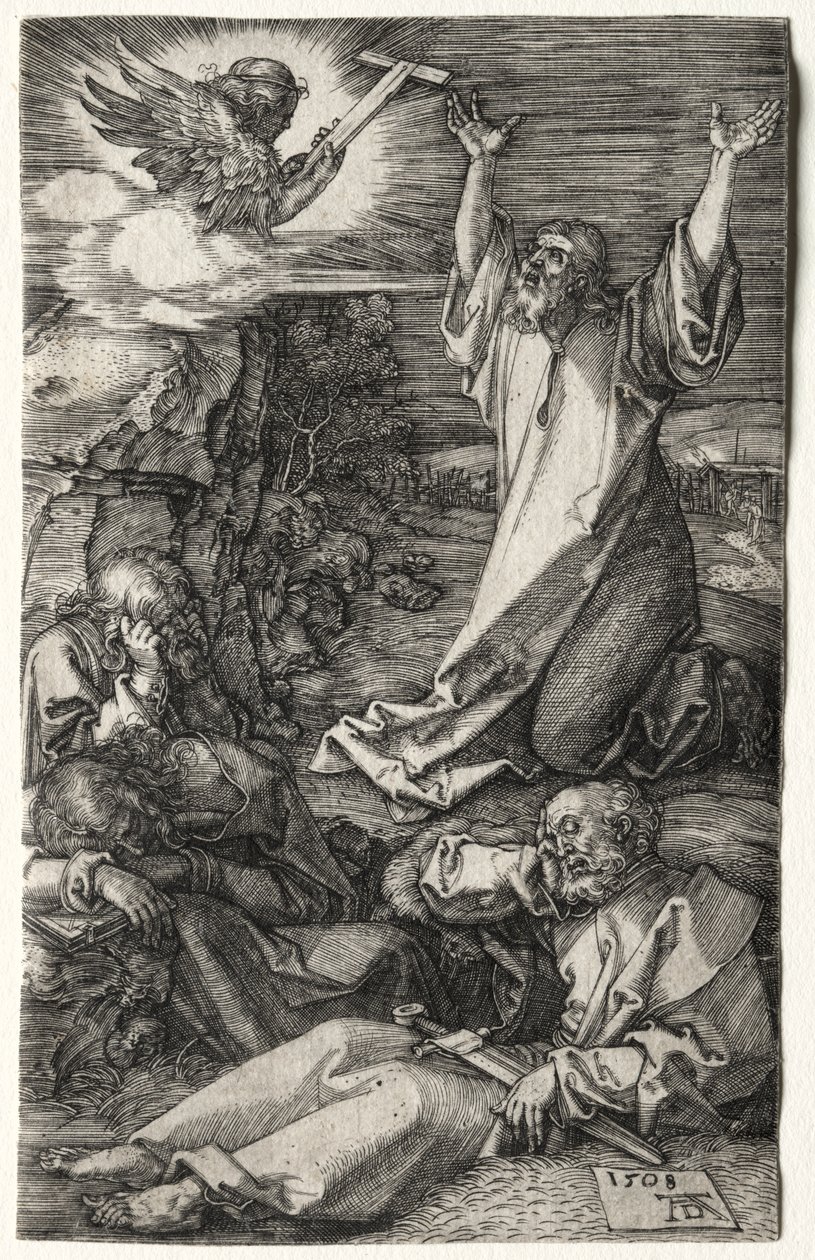 Krisztus az Olajfák hegyén alkotó: Albrecht Dürer