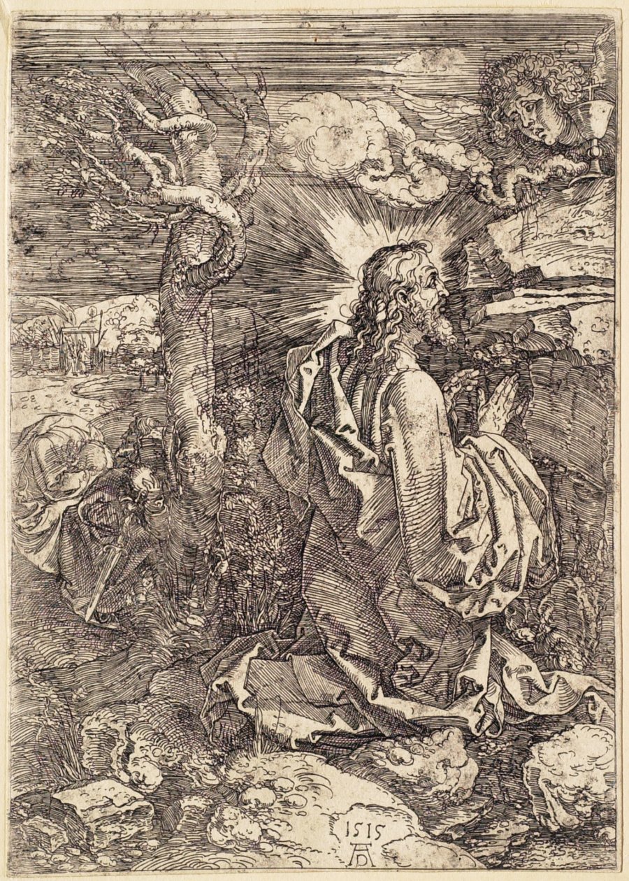 Krisztus az Olajfák hegyén alkotó: Albrecht Dürer