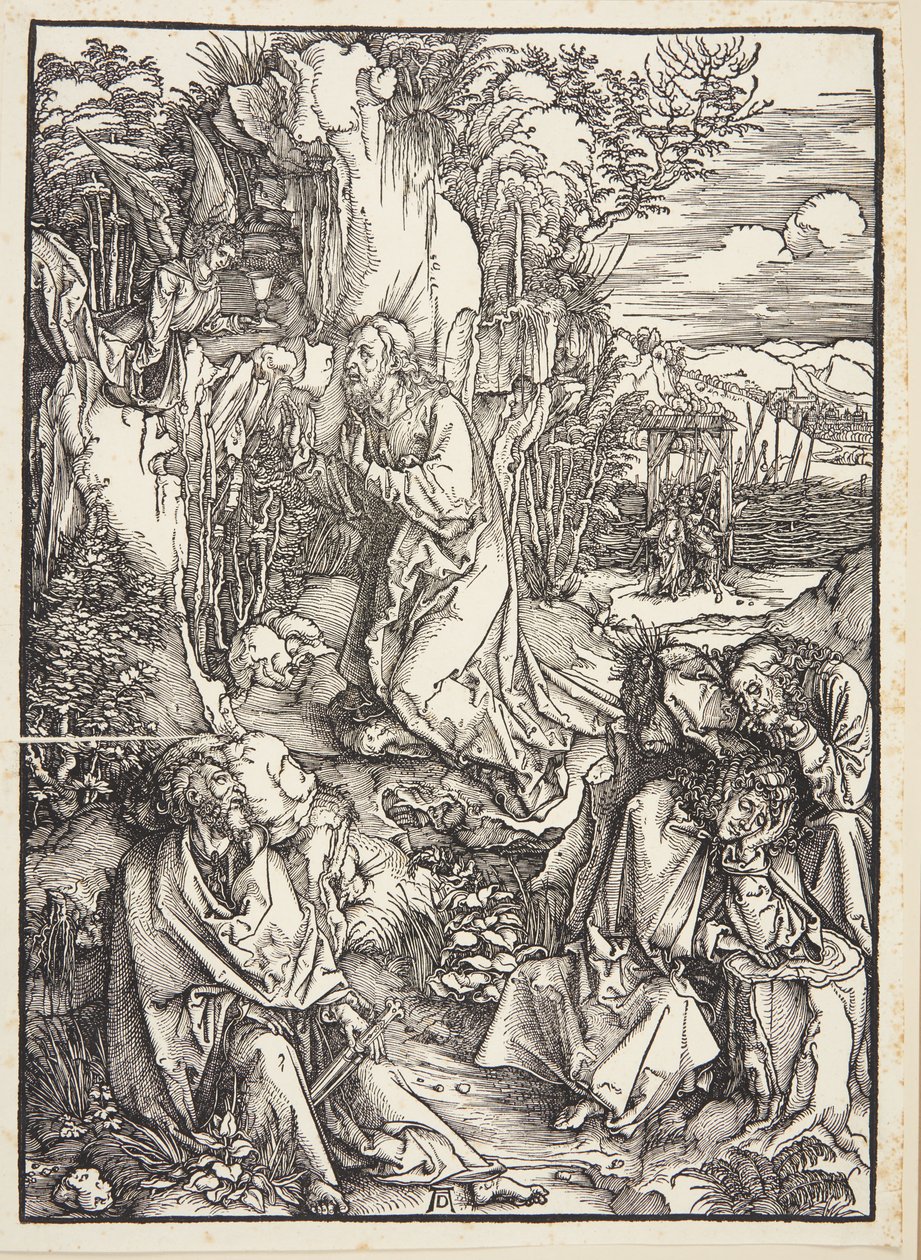 Krisztus az olajbogyók hegyén alkotó: Albrecht Dürer