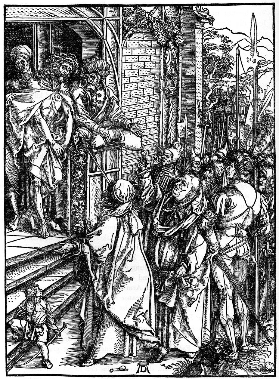 Krisztus bemutatta a népnek, 1498, 1936 alkotó: Albrecht Dürer