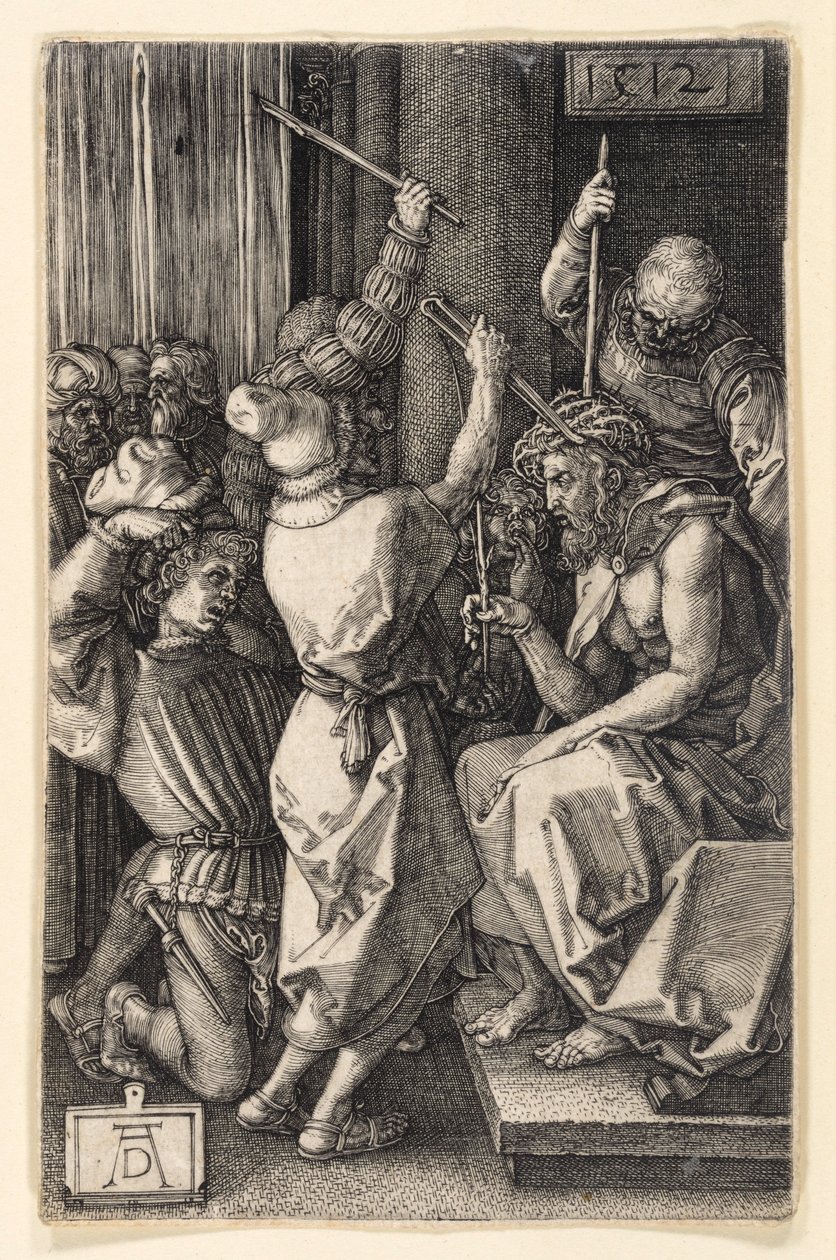 Krisztus töviskoronázása (Rézmetszet-passió) alkotó: Albrecht Dürer