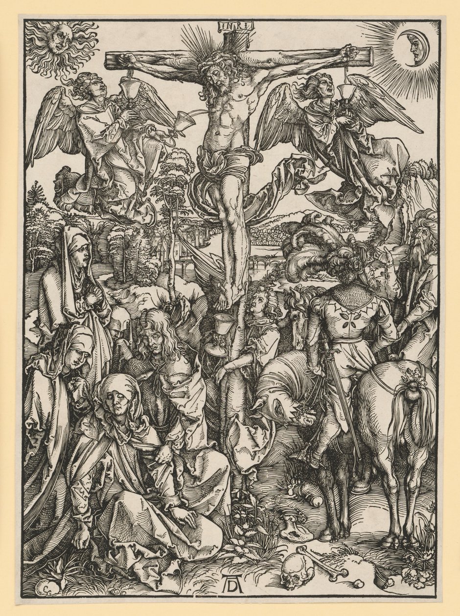 Krisztus keresztre feszítése (Nagy passió) alkotó: Albrecht Dürer